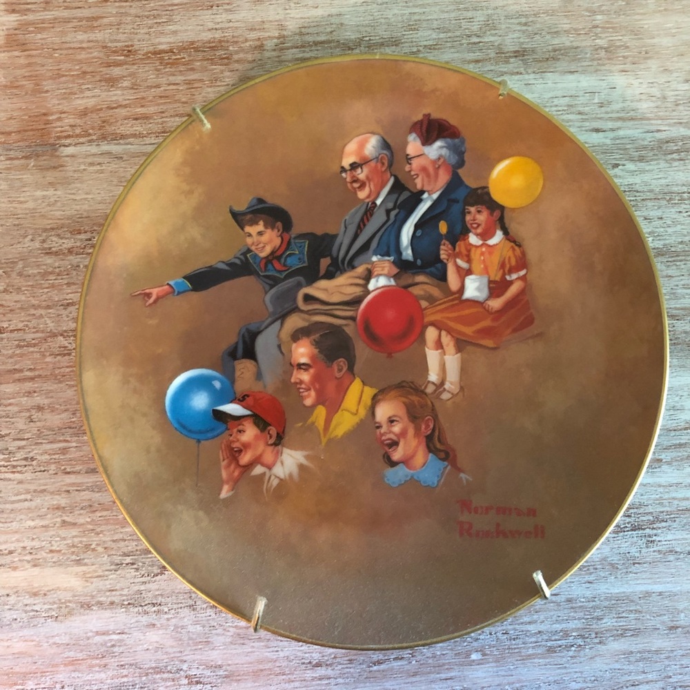 Norman Rockwell plate